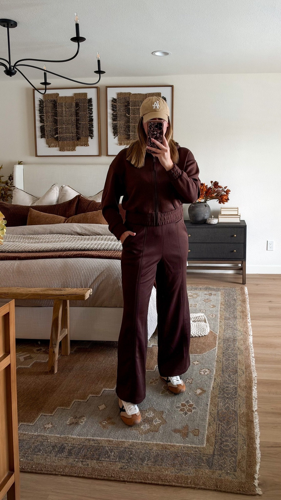 The chocolate brown obsession continues and this Walmart matching set might be one…