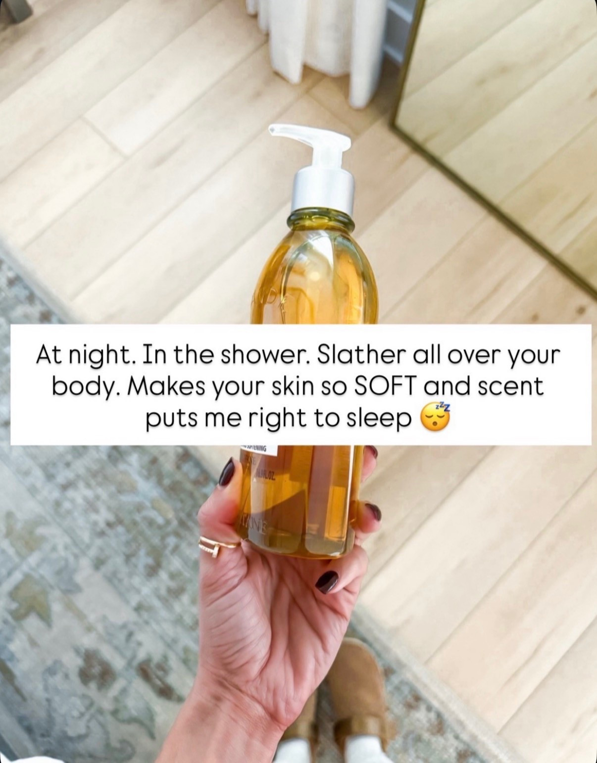 What I’m bringing to my favorite things party! In the shower - slather all over your body - turns from an oil to a cream in the most relaxing scent!


#LTKmorningroutine #LTKselfcare #LTKBeauty
