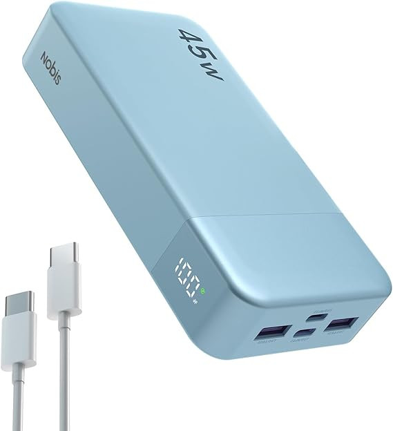 NOBIS Portable Charger, 20000mAh Power Bank, 45W Power Bank Fast Charging, Battery Pack with C to... | Amazon (US)