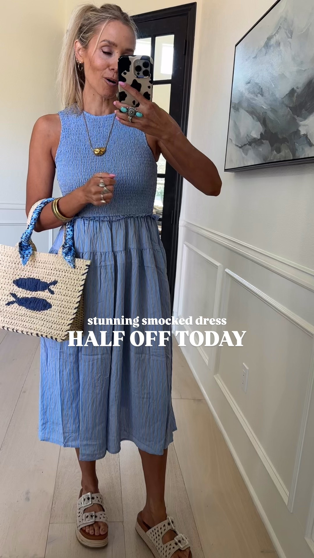 🤍 This stunning smocked dress is HALF OFF!! 

Wearing size small my tts

#LTKgrwm #LTKmomlife
#LTKootd