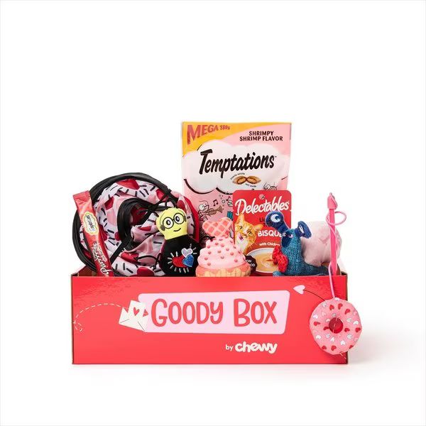 Goody Box Valentine's Cat Toys & Treats | Chewy.com