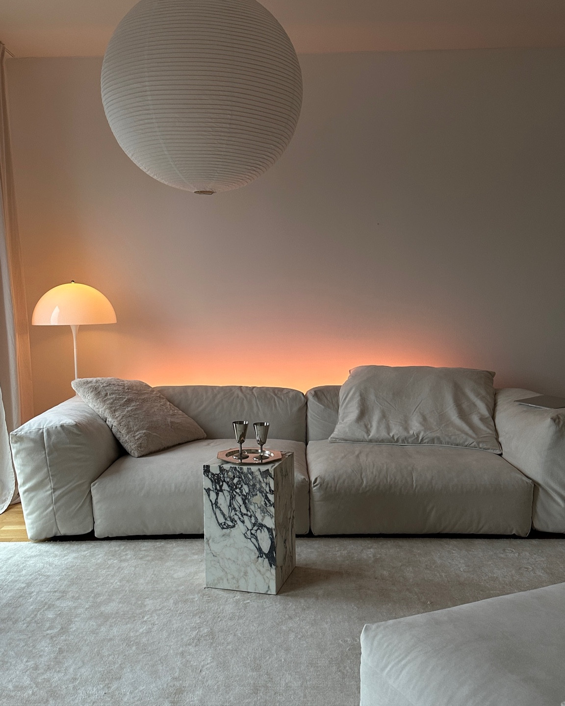 these smart lights are a game changer for sure ✨ You’ll find the lightstrip construction on my YouTube (@evas.interior) #ltkhome #smarthome #interiorinspiration