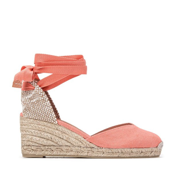 Espadrilles à talon compensé en coton CHIARA | La Redoute (UK)