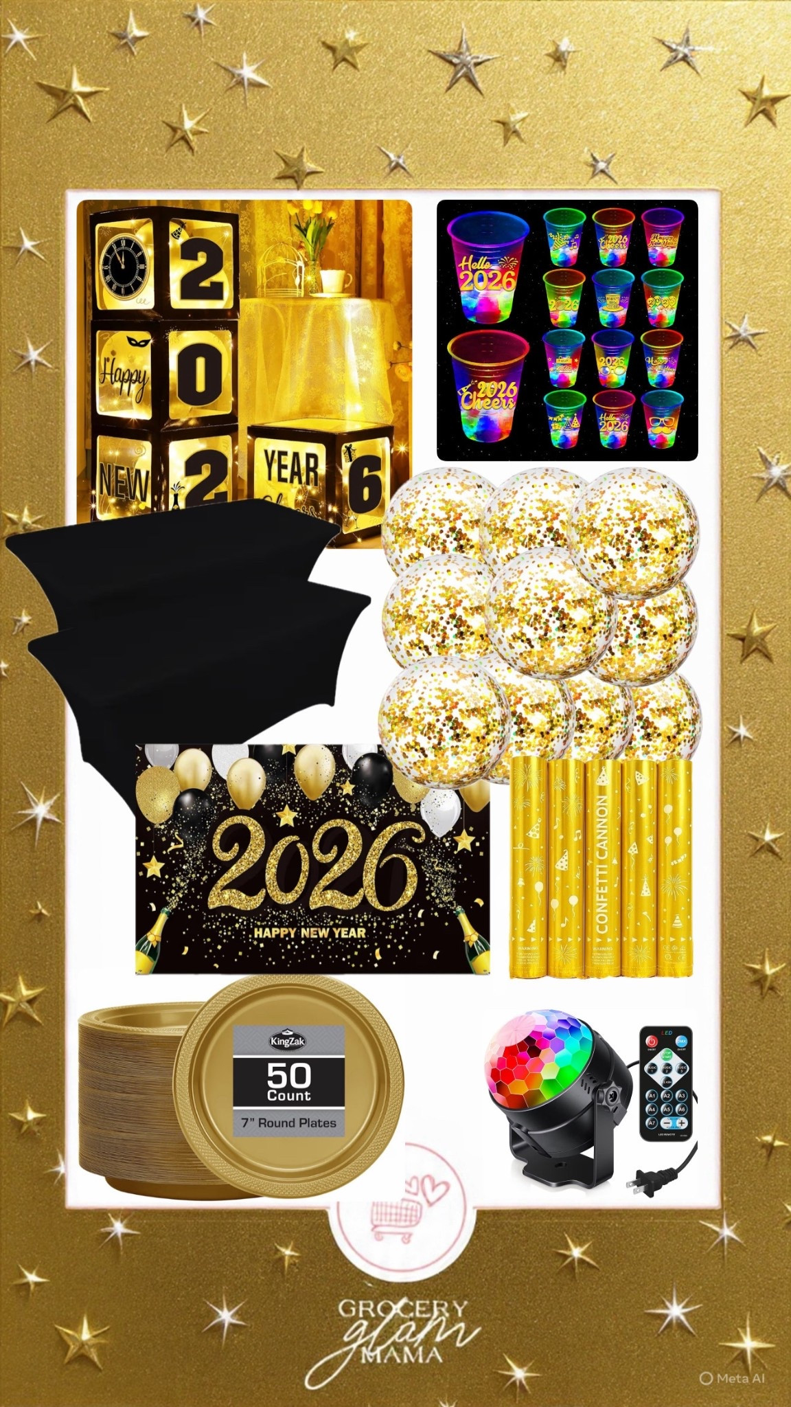 A few things I ordered to make our “New Year’s Eve night in” special!!!

#LTKSeasonal #LTKSaleAlert #LTKHoliday