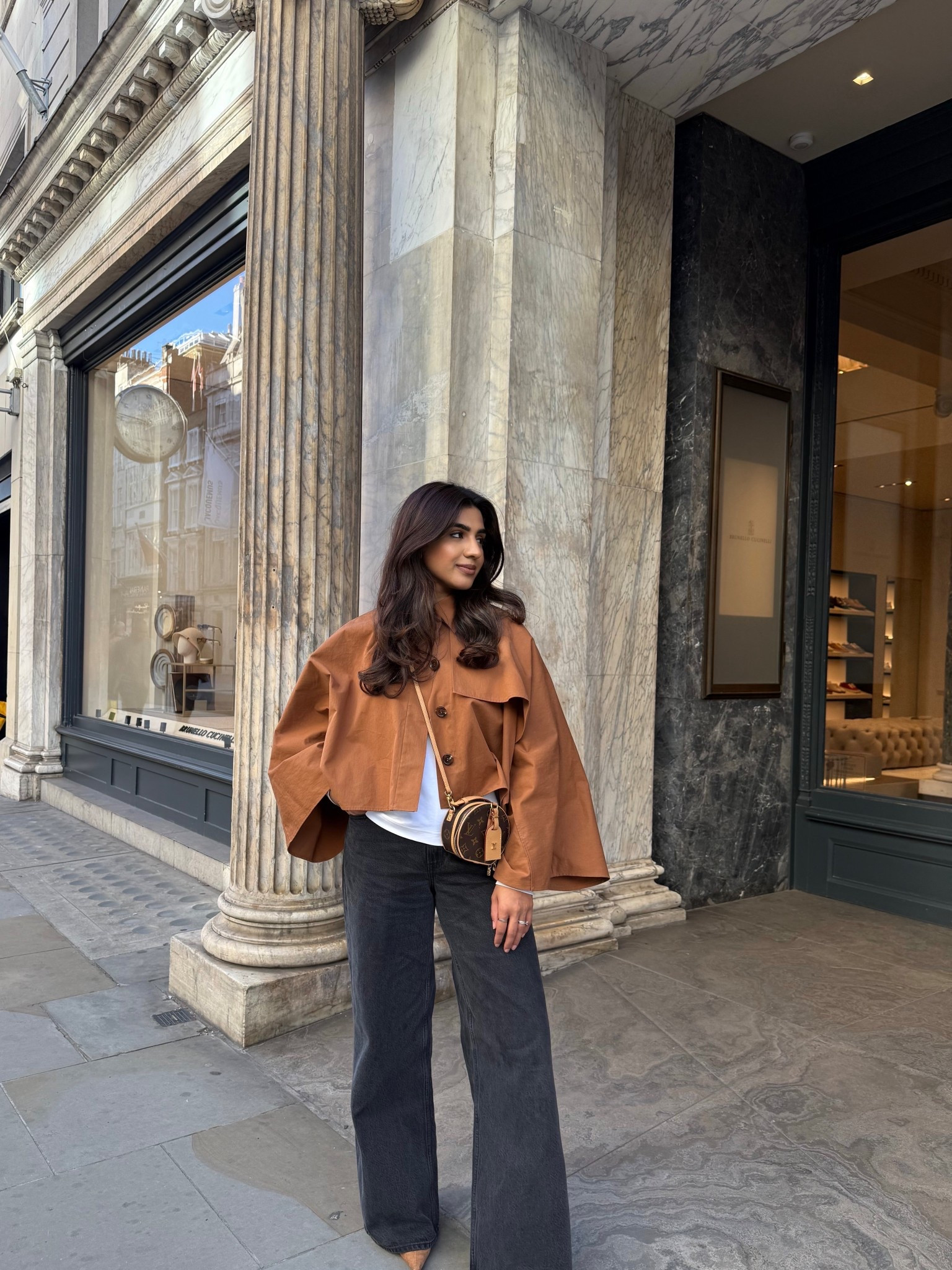 The perfect autumn look. 
Obsessed with this trench ( my colour is no longer available but I’m linking two other colours in the same style)

I’ve been wearing this jeans so much 
High rise wide leg jeans in black ( 27 regular) I’m 5ft 3 and they are perfect with boots I also have the short leg ones in the blue for more of a casual look.

The white top from cos is my winter version of the t-shirts to layer! 

#LTKuk #LTKautumn #LTKeurope