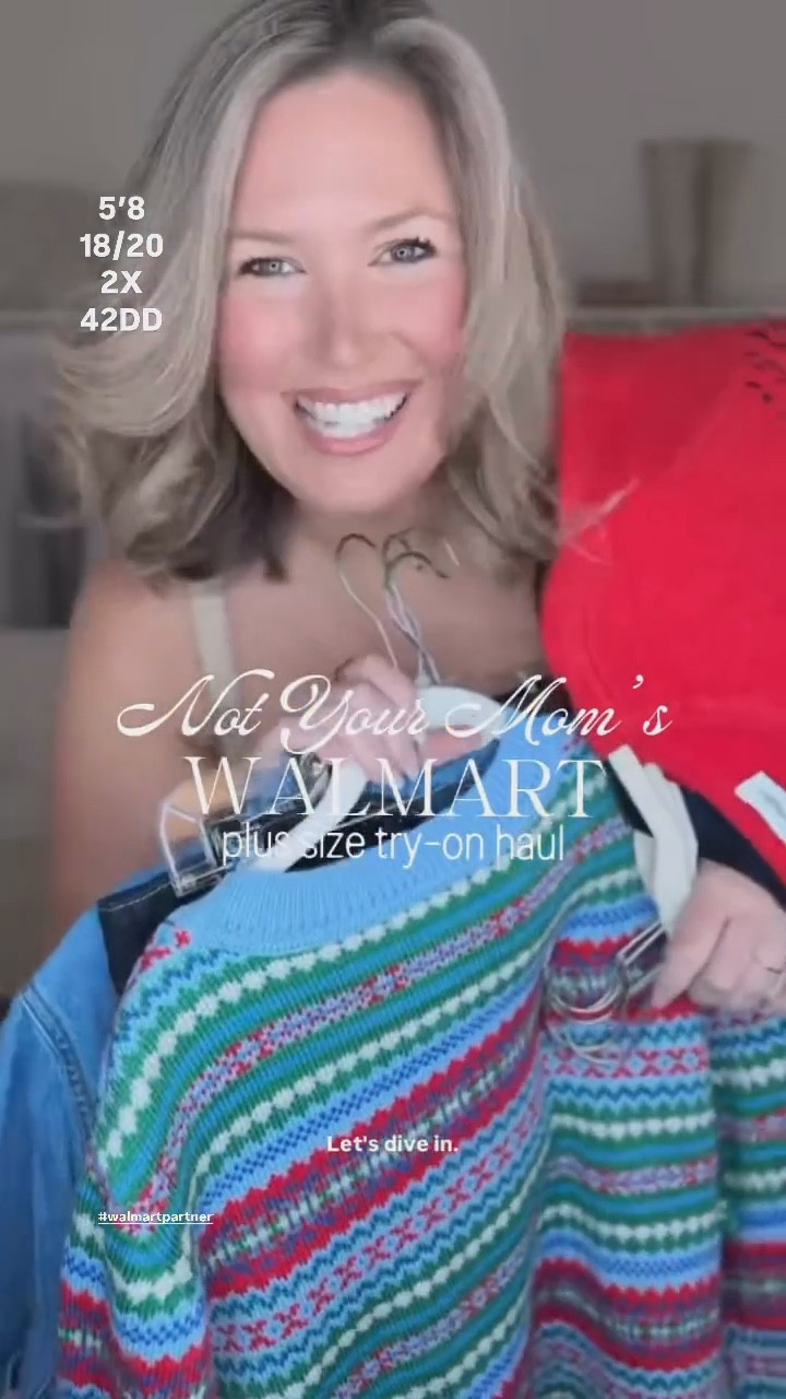Not Your Mom’s Walmart haul! 1. Wearing a XXL in the skirt, sweater, and coat! Wearing a XXL in the blue top! 2. Wearing an XXL in the red top, 2X in the duster cardigan! 3. Wearing an XXL in the red sweater and 2X in the black skirt! 4. Wearing a 2X in the dress and duster! 5. Wearing a 2X in this denim dress! 6. Wearing a 20W in these jeans and 2X in the black tee. Wearing an XXL in the red sweater. 7. Wearing a 20W in these jeans, 2X in the blouse and coat! 8. Wearing a 20W in the carpenter jeans, 3X in the plaid top and 2X in the green top! Size up in both! @walmartstyle #walmartpartner #walmartstyle

Plus size fashion, Walmart fashion, affordable fashion, winter outfit ideas, winter layers, midsize fashion, midsize fashion, ootd, mom style

#LTKPlusSize #LTKHoliday #LTKMidsize