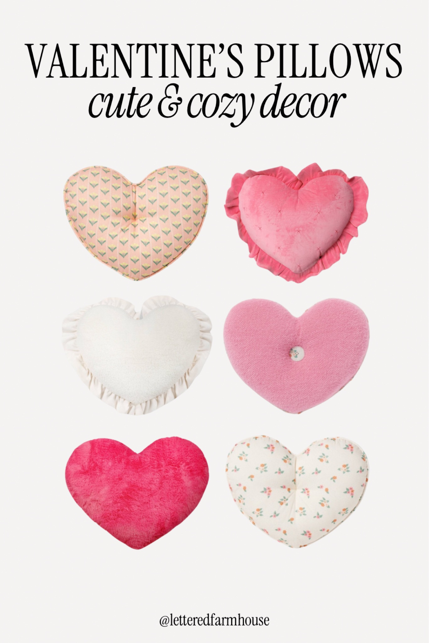 Valentines decor, valentine pillow,
Heart pillow, valentines decorations, heart decor 

Comment SHOP below to receive a DM with the link to shop this post on my LTK ⬇ https://liketk.it/52plS #ltkfindsunder50 #ltkhome #ltkseasonal

#LTKParties #LTKFindsUnder50 #LTKHome