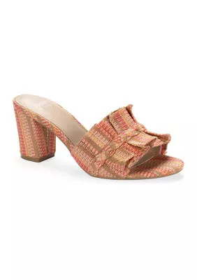 Crown & Ivy™ Peppy Ruffled Sandals | Belk