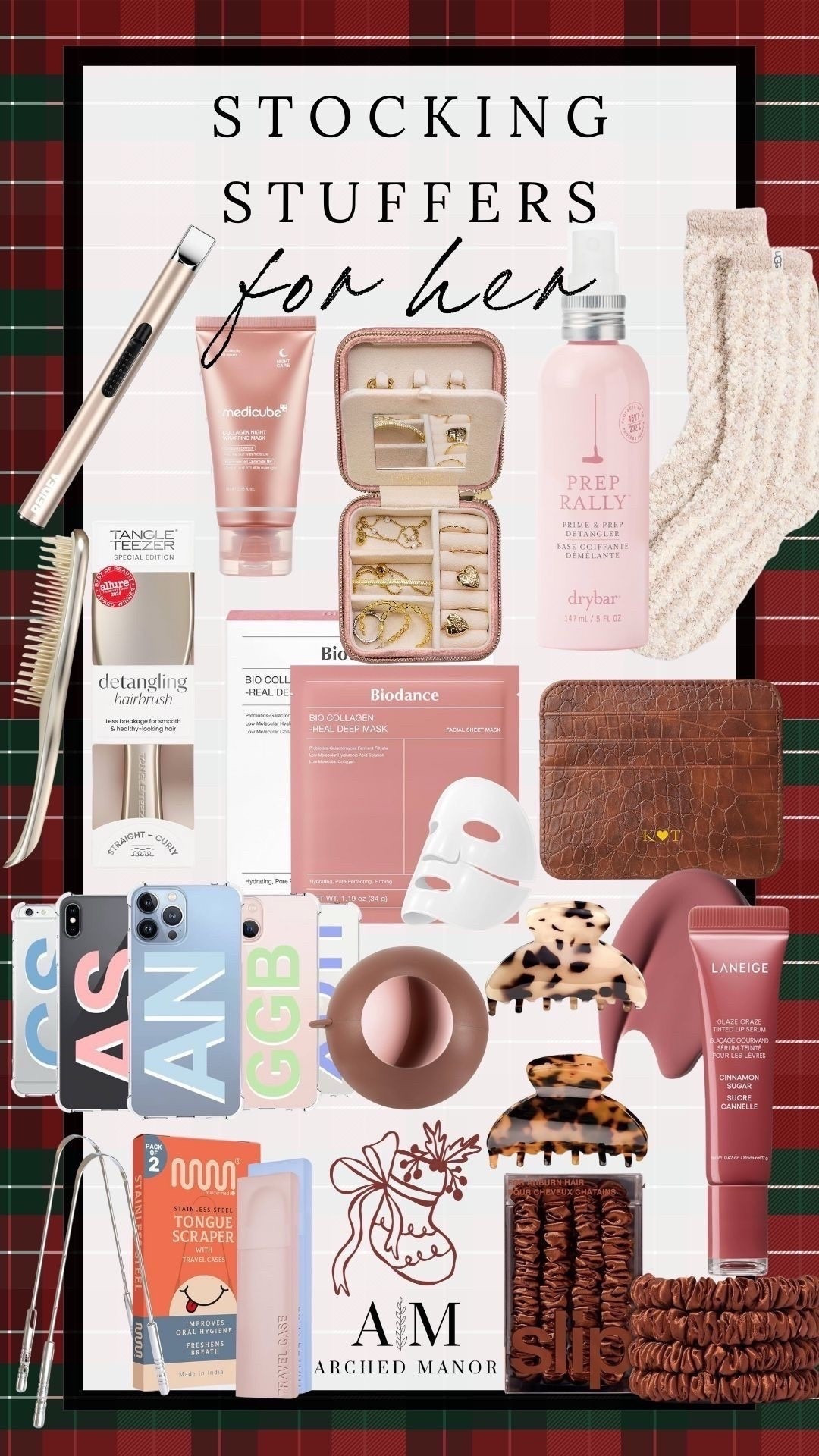 The best list of stocking stuffers for her! These are some of my favorites, plus fun personalized options! 
