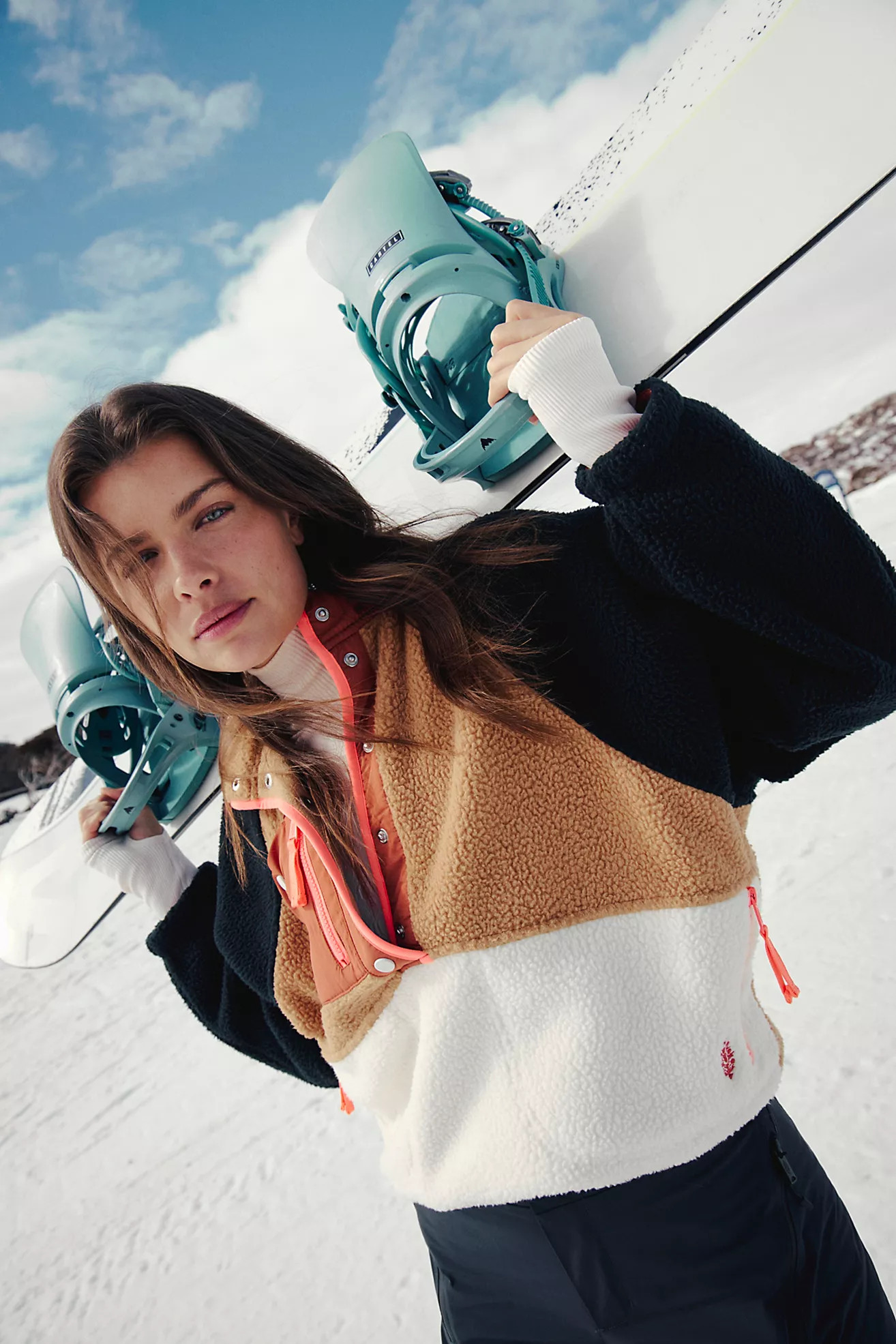 Hit The Slopes Colorblock Fleece Pullover | Free People (Global - UK&FR Excluded)