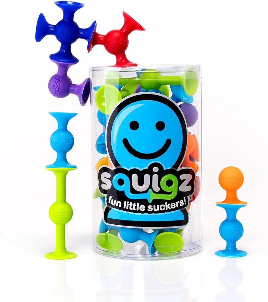 Fat Brain Toys Squigz Starter Set, 24 Piece | Amazon (US)