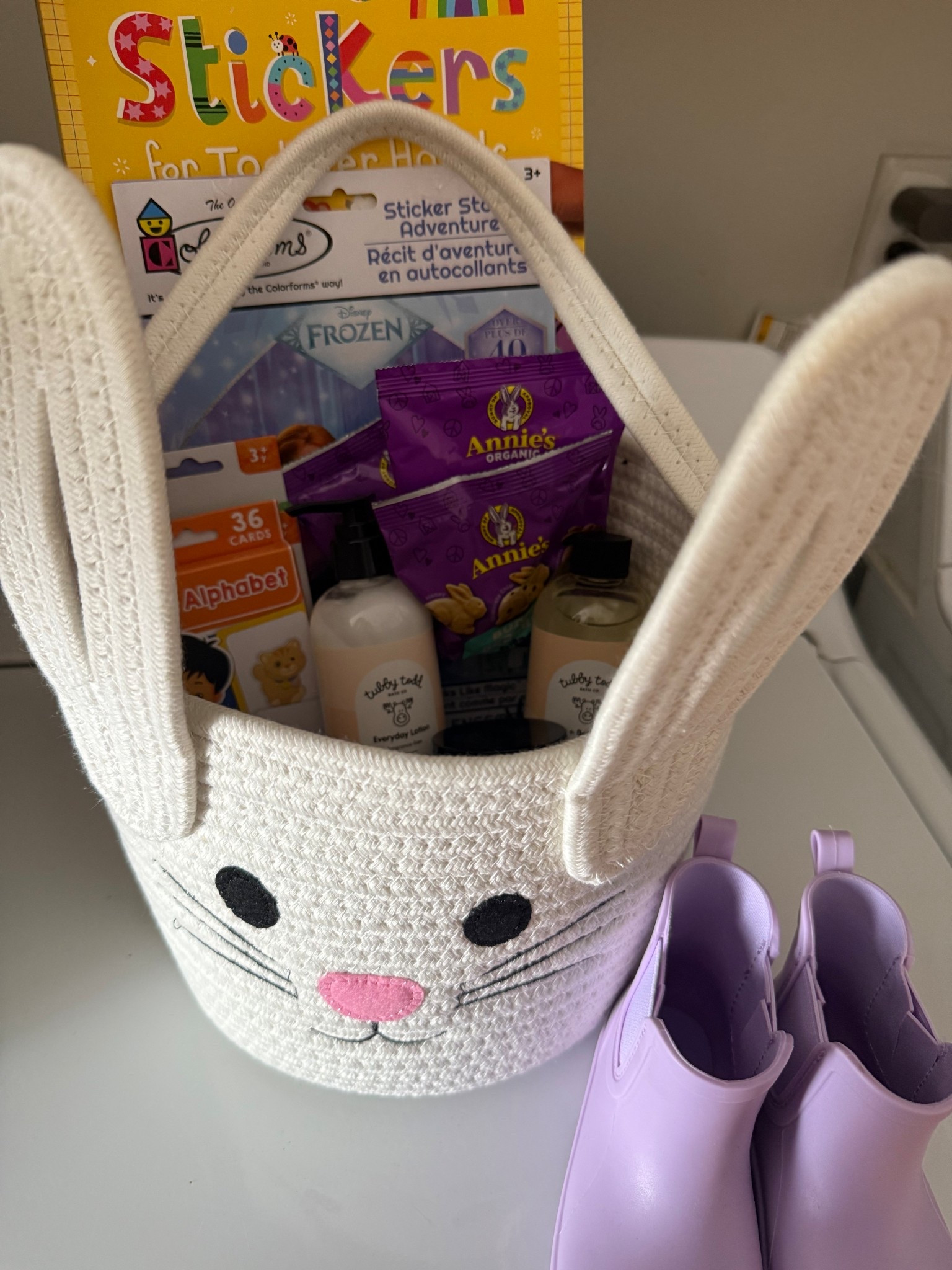 The exact flash cards I have and frozen sticker book is from Dollar Tree! I couldn’t find them to link, but linked other options for you:) #easter #easterbasket #easterbasketstoddlers