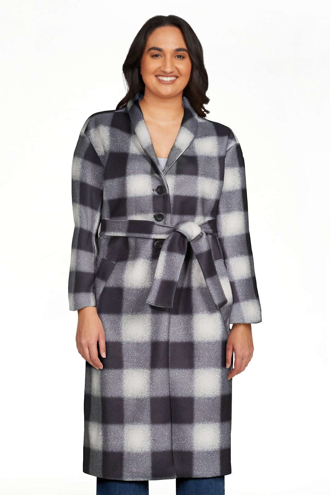 Time and Tru Women's and Plus Size Shawl Collar Coat | Walmart (US)