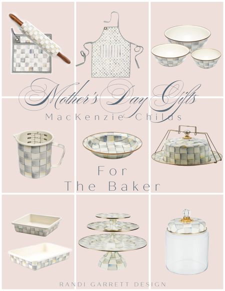 Mother’s Day gift ideas for the mom who loves to bake! I love @MacKenzieChilds Sterling Check Collection. It is so versatile and looks amazing with any style home decor. Use code RANDI15 to save 15% for 48 hrs #MCPartner

#LTKhome #LTKsalealert #LTKGiftGuide