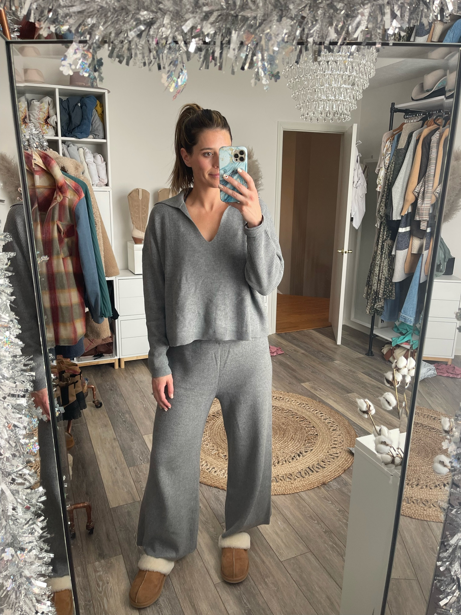 ONSALE! If it’s available in your size RUN! I recommend sizing up a few in the top for an oversized fit (I did an XL in the top and my regular M in the bottoms!) amazing quality and such a great free people inspired set 

#LTKFind #LTKstyletip #LTKunder50