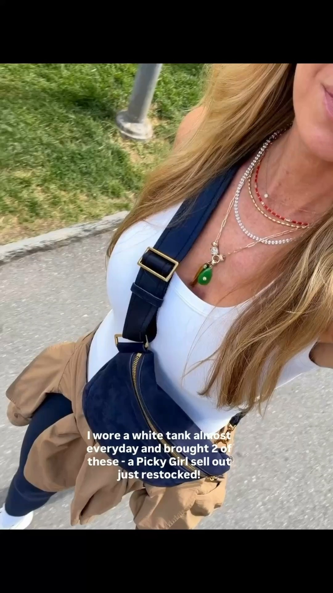 Loved this crossbody for travel. Fits everything you need. Also had to bring two of my picky girl white tank- and guess what it’s in stock- run before it sells out.

#LTKootd #LTKdayinmylife #LTKTravel