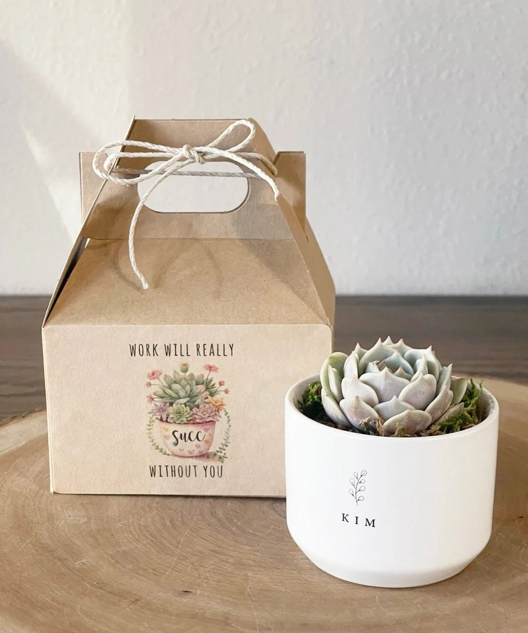 Work Will Really Succ Without You | LIVE SUCCULENT INCLUDED | Birthday, Anniversary, Coworker, Te... | Etsy (US)