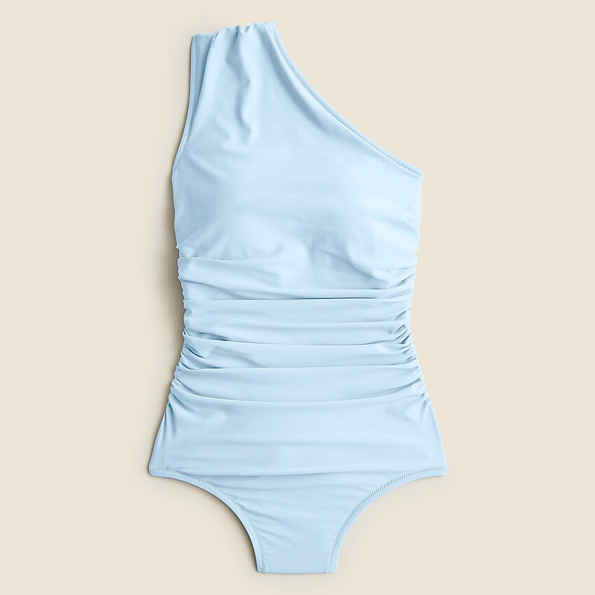Ruched one-shoulder one-piece | J. Crew US