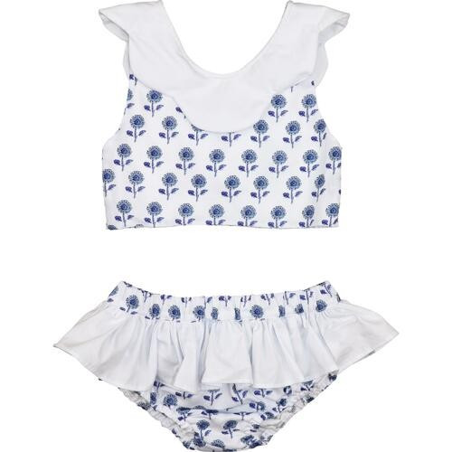 Blue And White Floral Bikini - Shipping Late March | Cecil and Lou