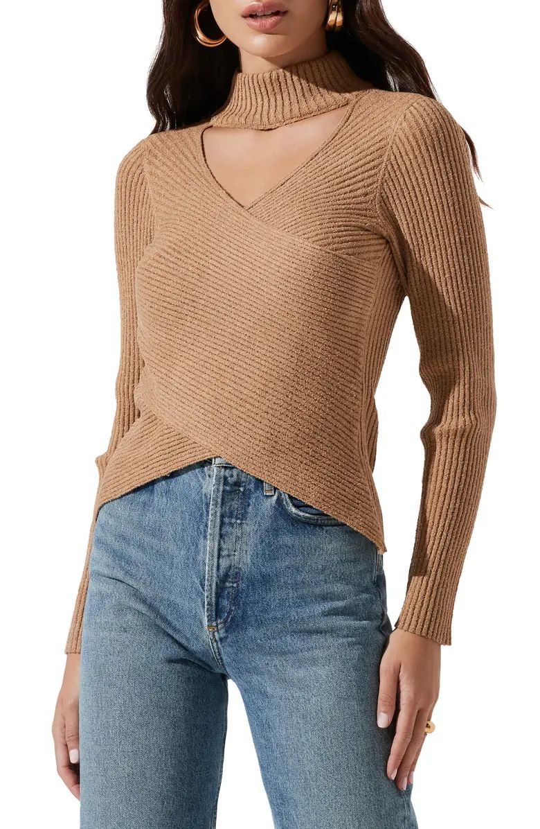 ASTR the Label Cross Front Sweater | Nordstrom | Nordstrom