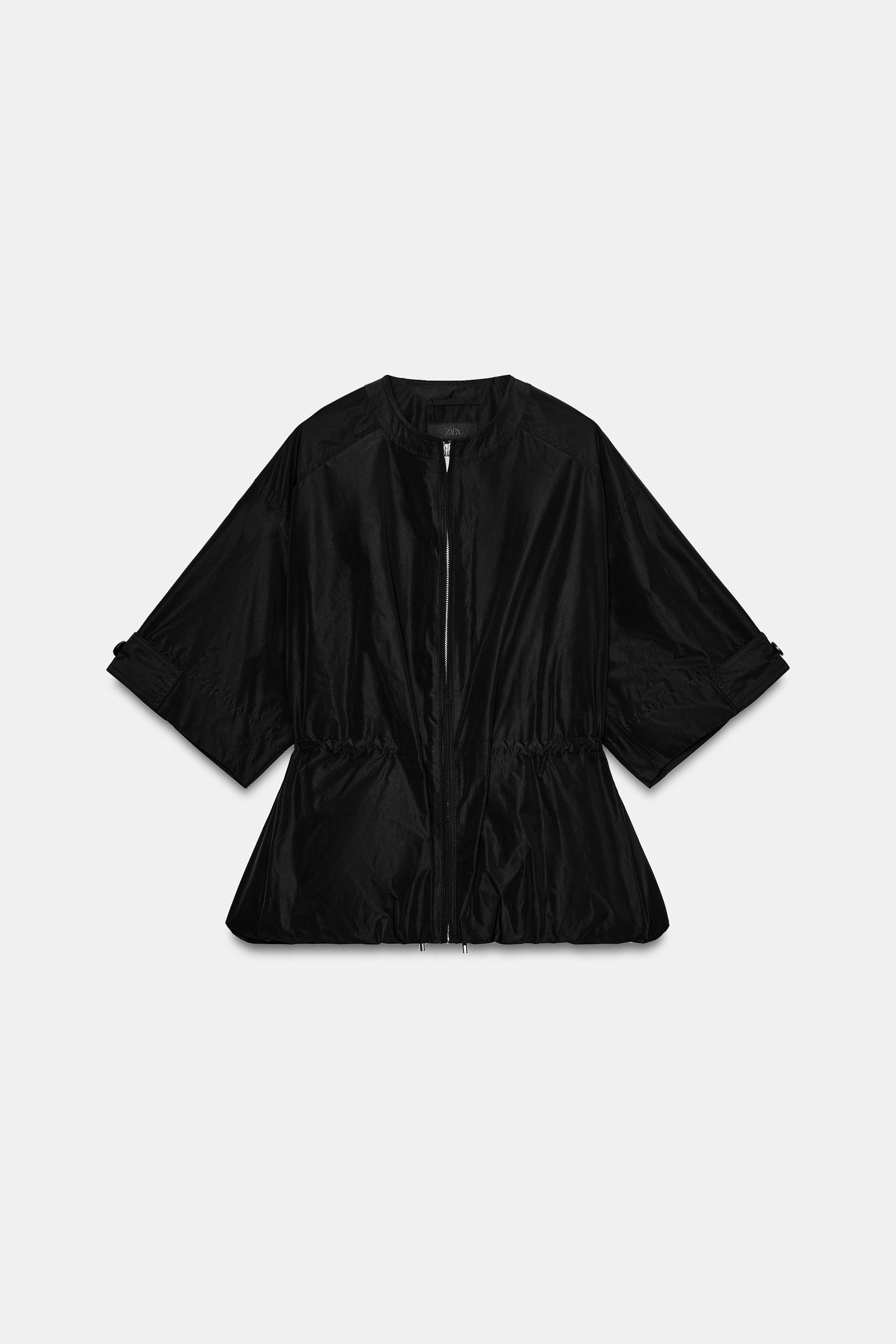 SHORT SLEEVE BALLOON PARKA | Zara US