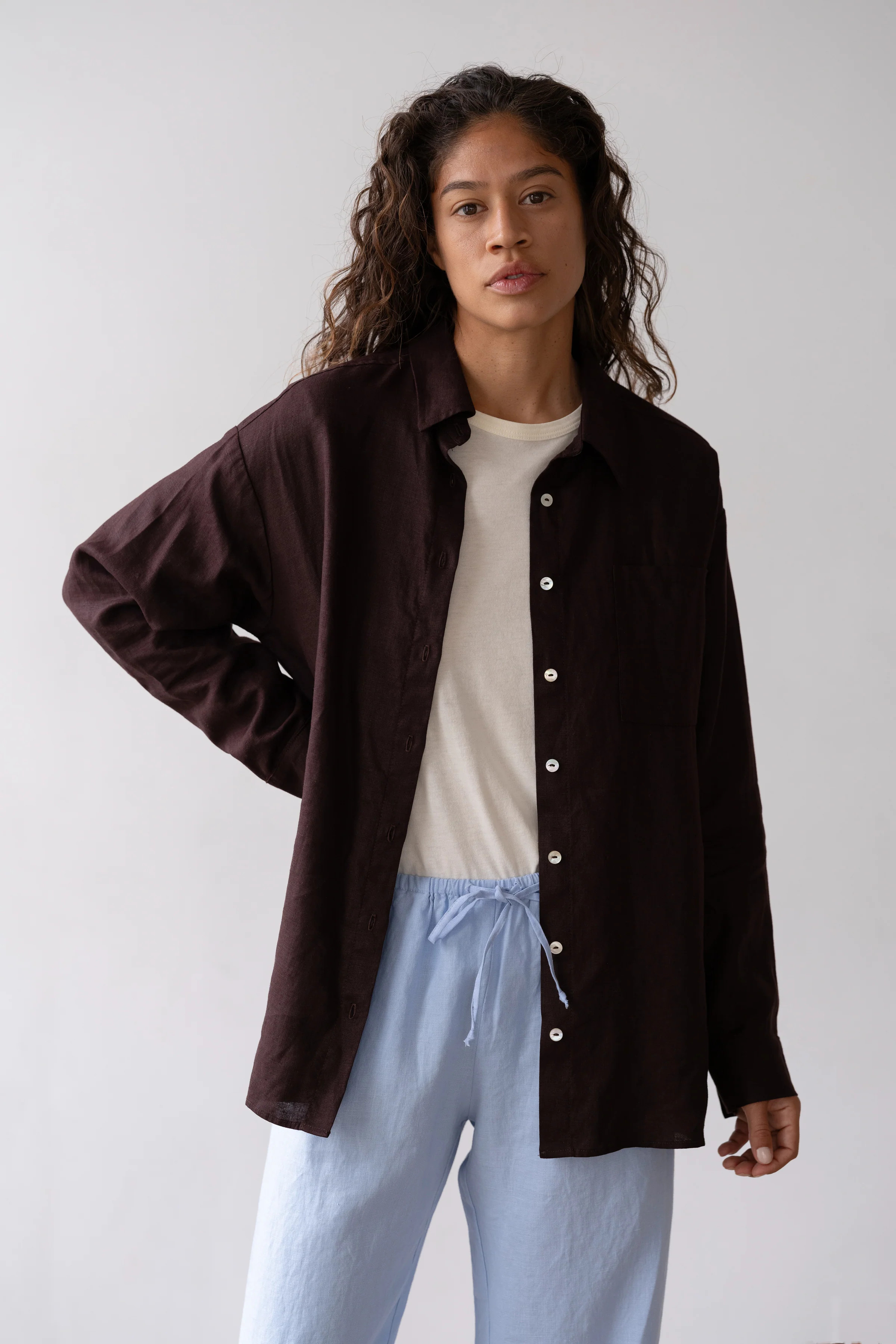 The Linen Relaxed Shirt | DONNI.