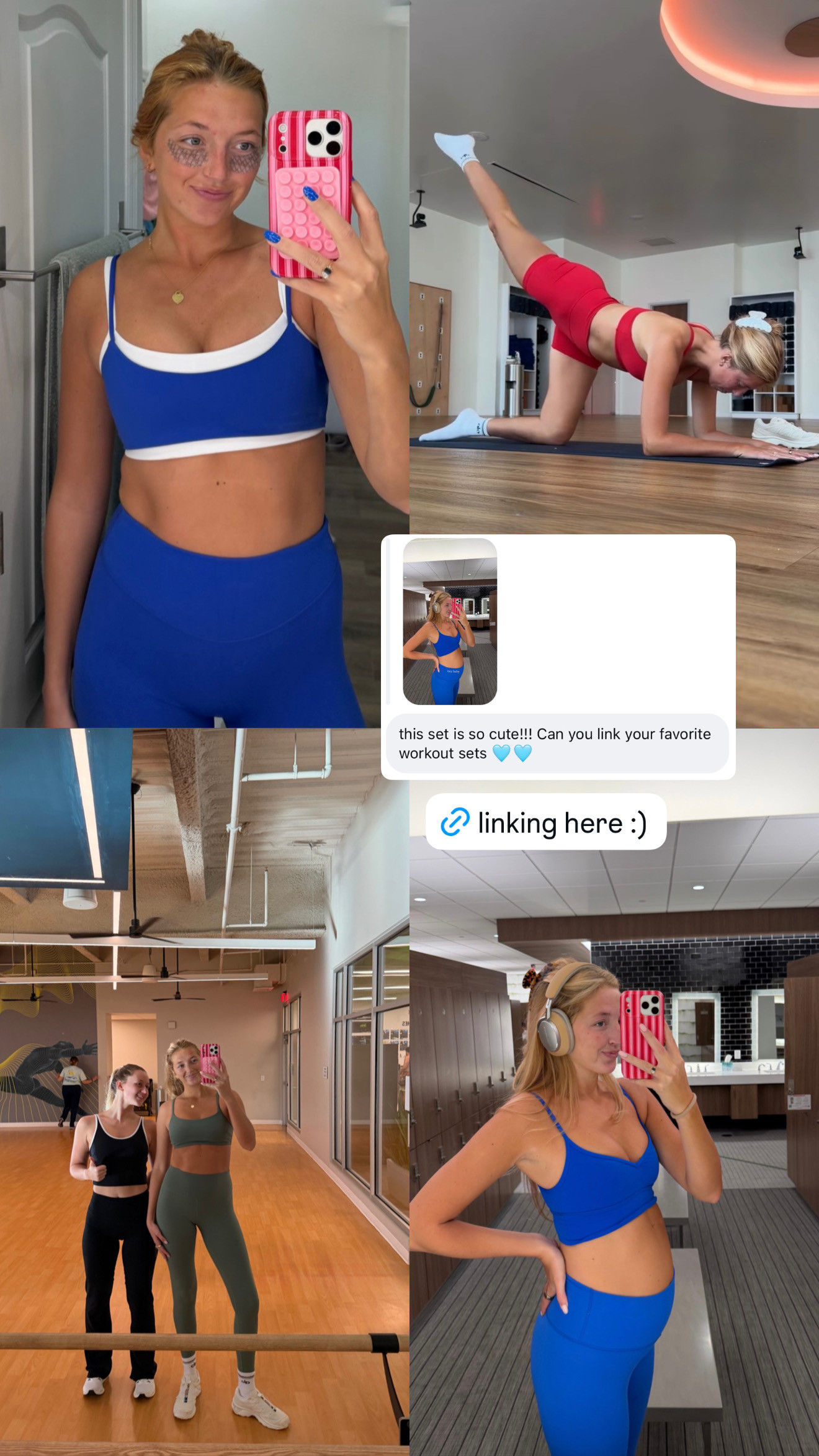 My Favorite Workout sets 

 

#LTKfitnessgoals #LTKActive #LTKBump