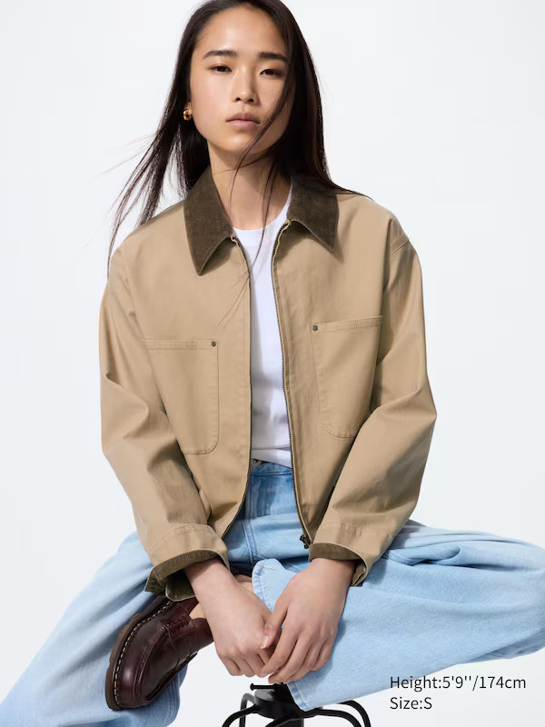 Veste courte zippée | Uniqlo FR
