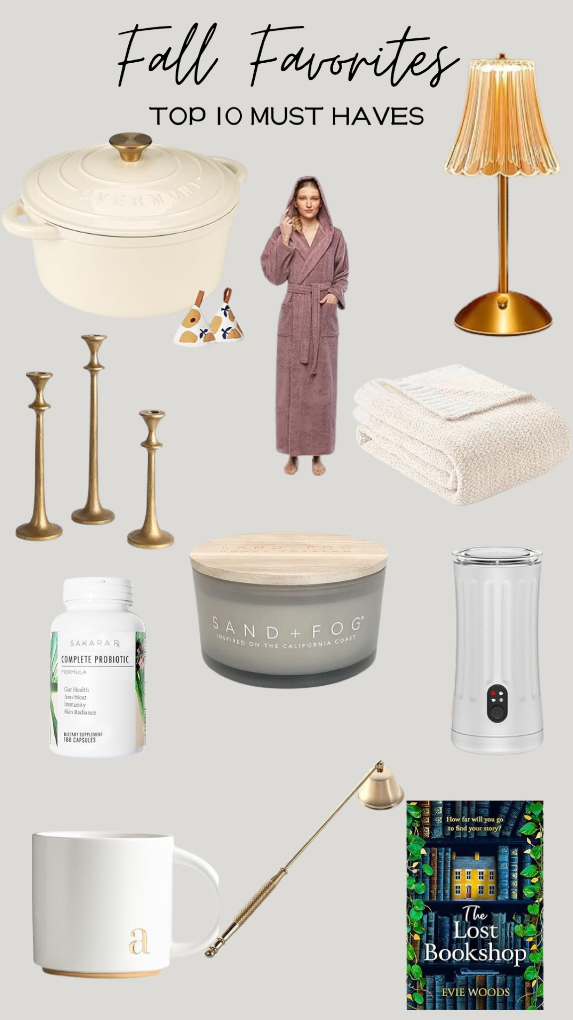 My current fall favorites and they have nothing to do with pumpkins! 

Probiotics are a must this time of year and Sakara has the best of the best. 

But if you get anything you HAVE to get the adorable battery lamp for your kitchen counter. 



#LTKFindsUnder100 #LTKxPrimeDay #LTKHome