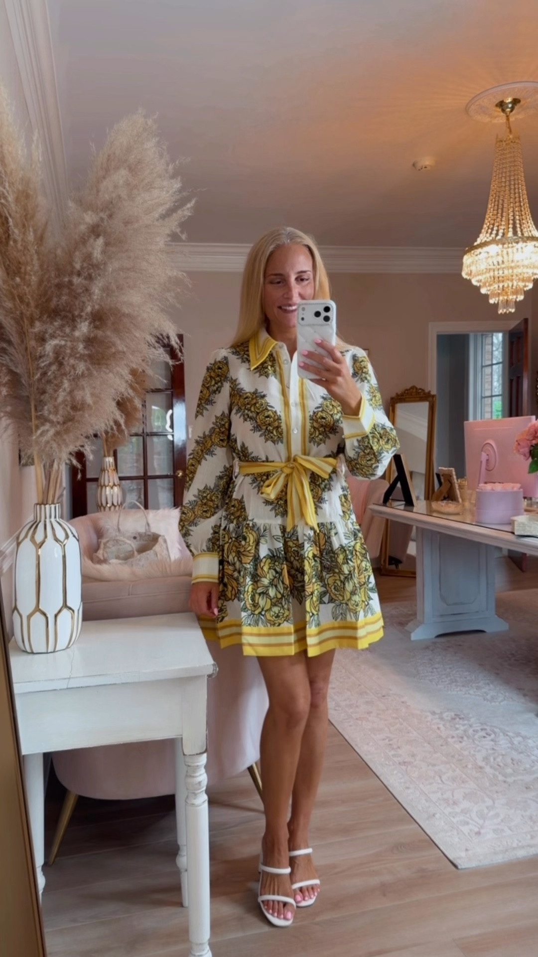 Obsessed with this dress! The quality is so good for the price! Currently on sale for $32!! The fabric is synthetic linen but it feels really nice. I can't link it, but I had to share it with you because the quality is so good for this price! This is the Garden Party Linen Mini Dress from Fashion Nova which you can find here: https://www.fashionnova.com/products/garden-party-linen-mini-dress-yellow-combo?variant=39288927748220

#LTKootd #LTKgrwm #LTKMothersDay