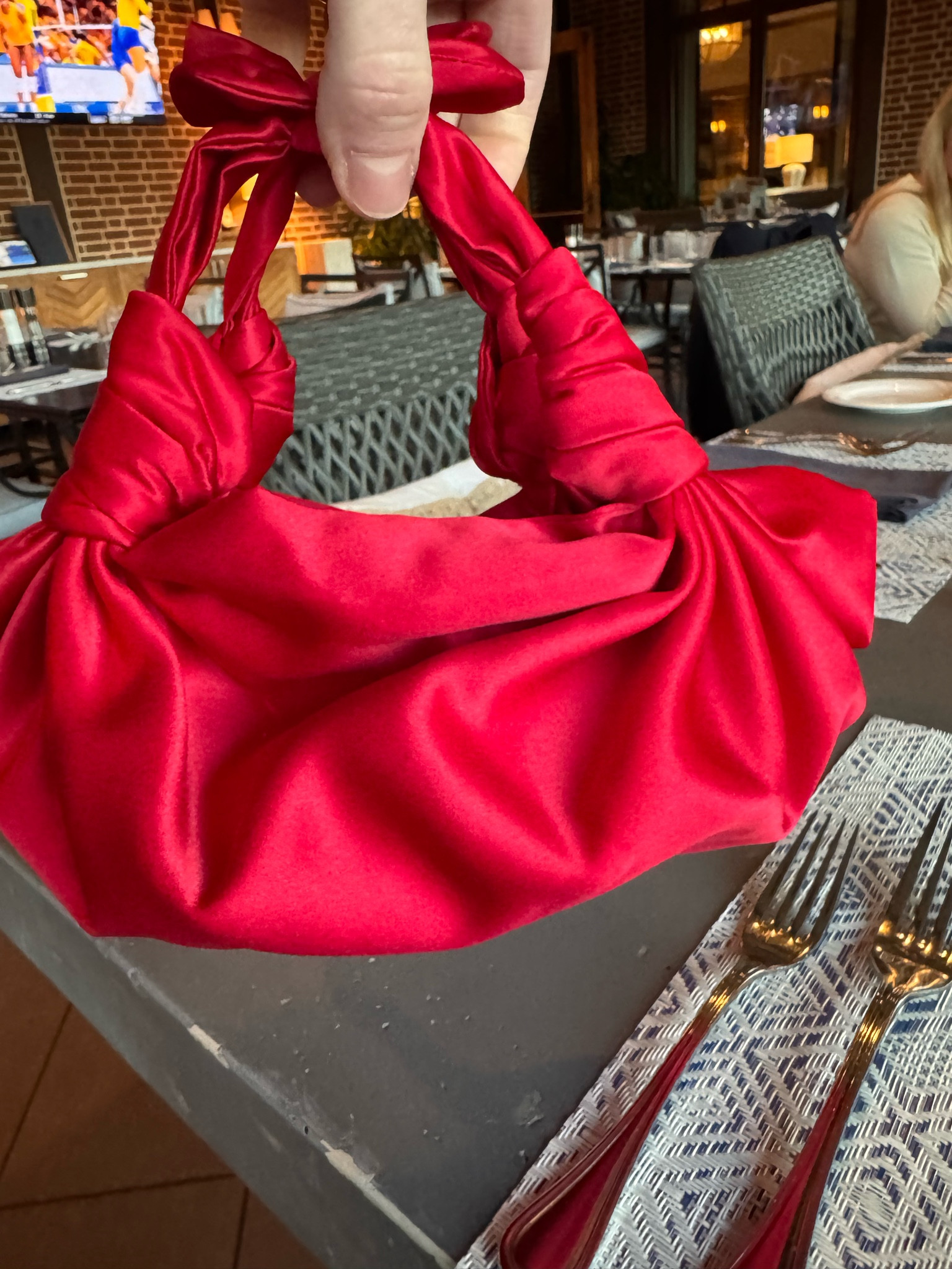 My favorites little red bag ❤️ you can’t beat the $250 price tag! 