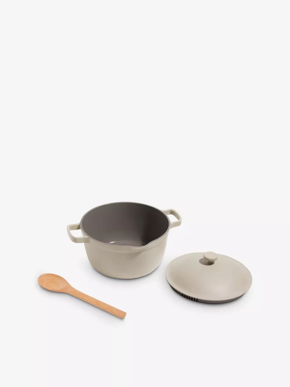 Perfect pot glazed stainless-steel pot 26.7cm | Selfridges