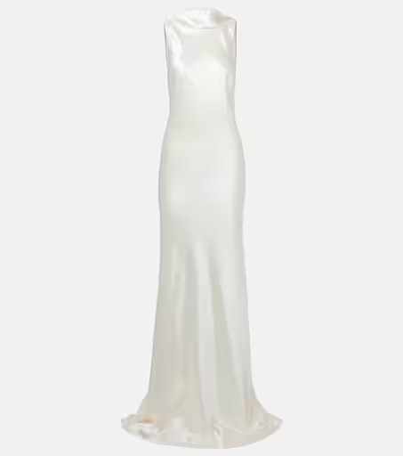 Bridal Arlo wool and silk gown | Mytheresa (INTL)