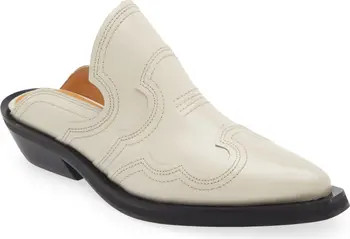 Embroidered Western Mule (Women) | Nordstrom