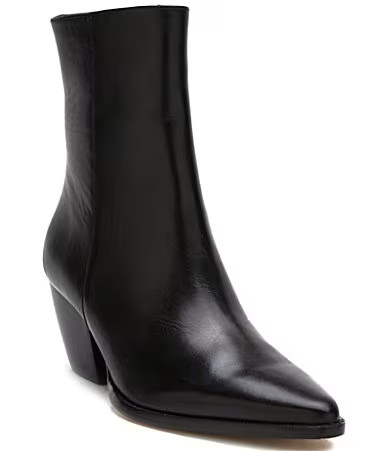 Matisse Caty Glazed Leather Western Inspired Booties - 11 | Dillard's