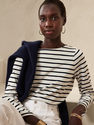 Classic Boatneck Top | Banana Republic Factory