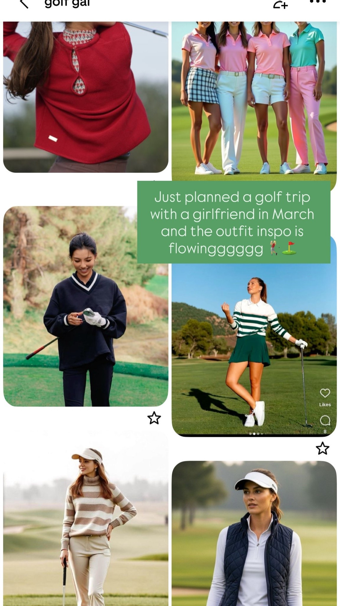 Is it too soon for spring golf outfit inspo???? ⛳️🏌🏼‍♀️🌸 I’ve been SHOPPING for all my favorite golf looks….let me know if you want to see what I’ve been looking at!! 

#LTKTravel #LTKActive