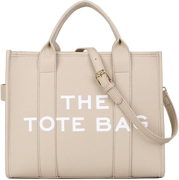 JBB Canvas Tote Bag for Women Crossbody Shoulder Handbags Teen Girl Cute Casual School Bag with Z... | Amazon (US)