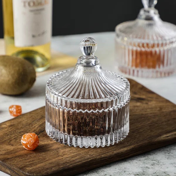 Glass Candy Jar With Lid | Wayfair North America