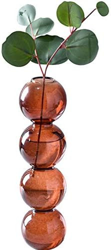 Pearlead Clear Glass Bubble Vase Centerpieces for Hydroponic Plants Cute Floral Vase for Home Dec... | Amazon (US)