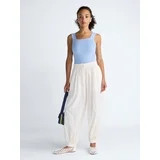Scoop Women’s and Women's Plus Eyelet Harem Cotton Pants, Sizes XS-4X | Walmart (US)