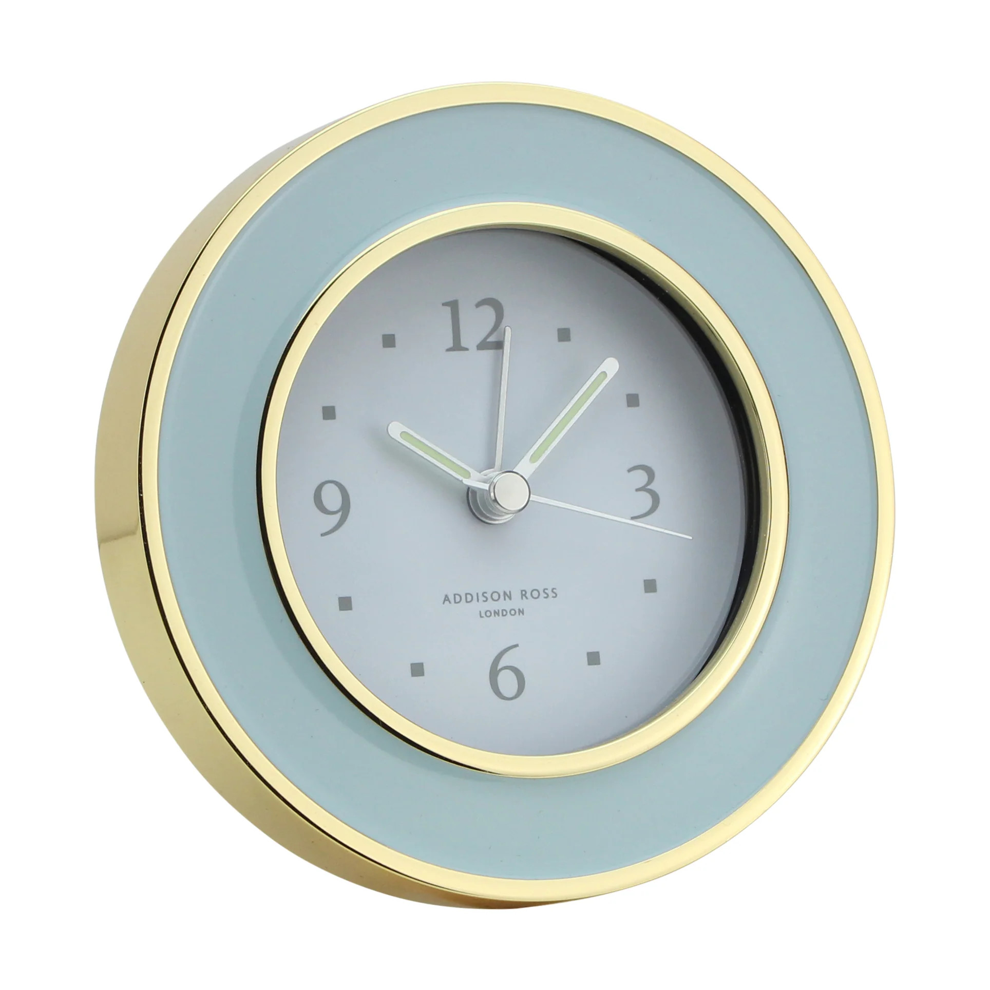 Powder Blue & Gold Alarm Clock | Addison Ross US