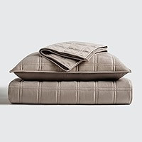 EVERGRACE 3 Pieces Luxurious Velvet Quilt King Size, Ultra Soft Bedspread Coverlet Set, Double Bo... | Amazon (US)