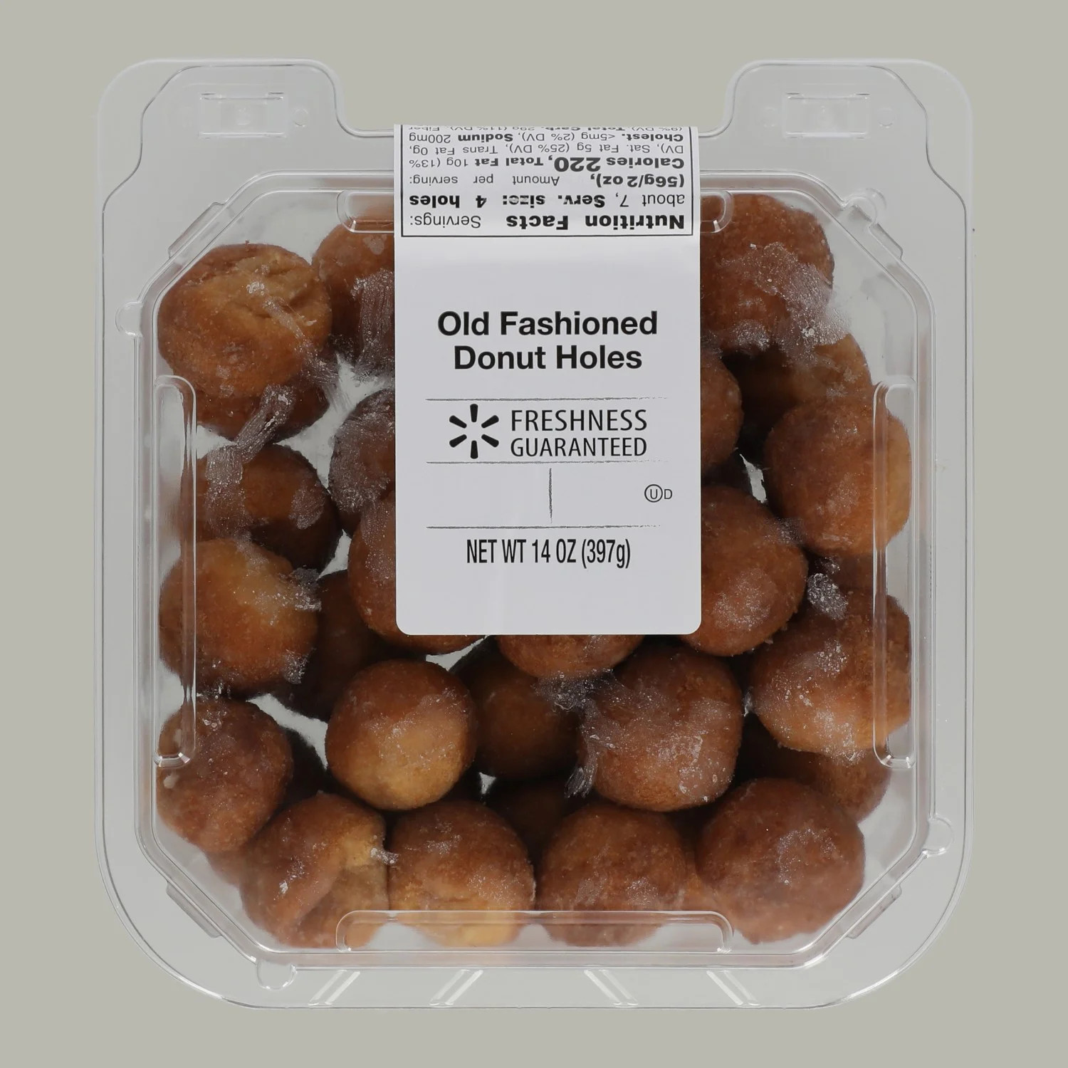 Freshness Guaranteed Old Fashioned Glazed Donut Holes, 14 oz, 28 Count Clamshell | Walmart (US)