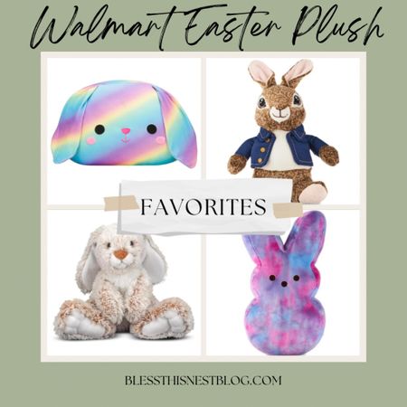 Walmart Easter plush bunny ideas! Walmart Easter basket stuffed animals. Plush Easter basket ideas. 

#LTKFind #LTKhome #LTKSeasonal