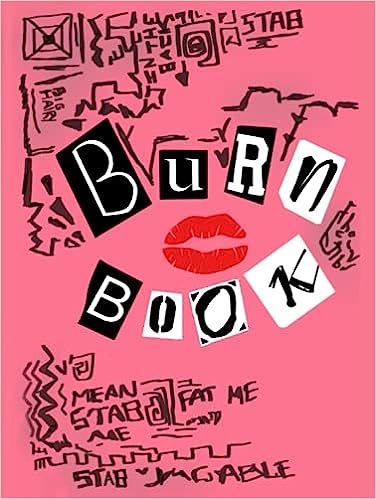 Burn Book: Mean Girls inspired - Hardcover Blank Journal/Notebook - Large Sized 8.25"x11" - 120 p... | Amazon (US)