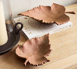 Terracotta Leaf Bowl | Pottery Barn (US)
