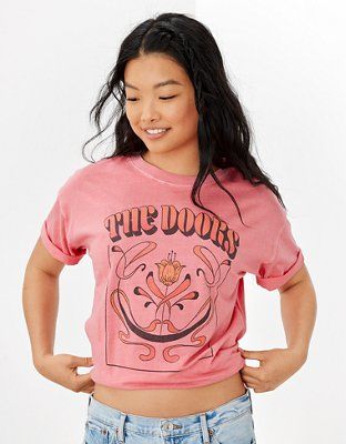 AE Oversized The Doors Graphic Tee | American Eagle Outfitters (US & CA)