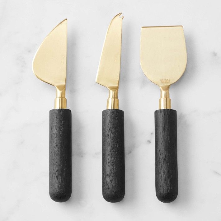 Black Wood Cheese Knives, Set of 3 | Williams-Sonoma