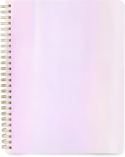 Ban.do Shiny Metallic Rough Draft Mini Spiral Notebook, 9" x 7" with Pockets and 160 Lined Pages,... | Amazon (US)